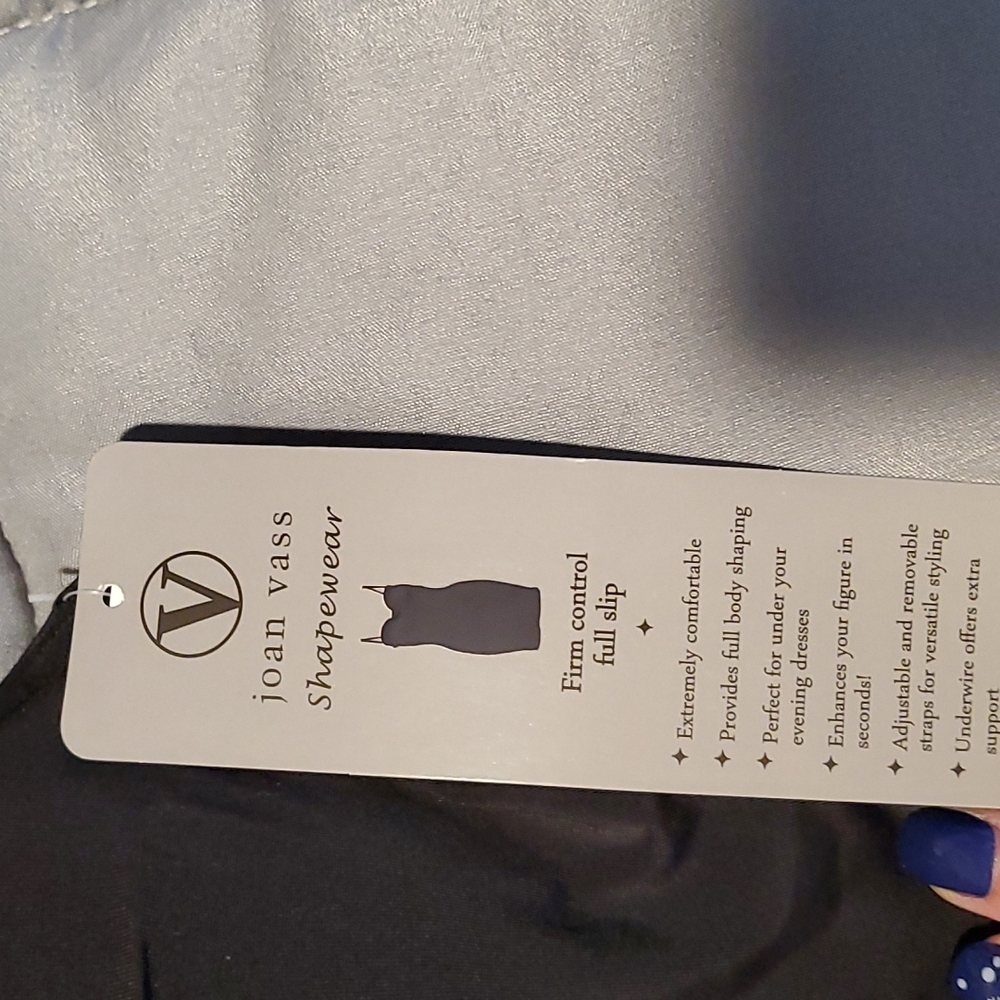 Joan Vass Shapewear Firm control full slip